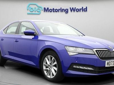 Used Skoda Superb SE 150 HP (110 kW) 2023 Blue Hatchback