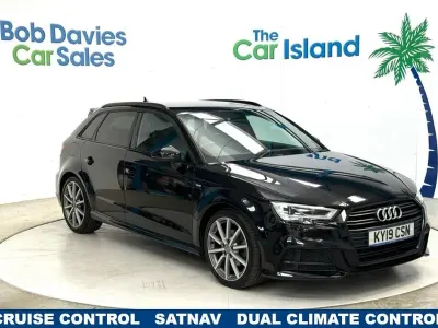 Used Audi A3 Sportback Black Edition 150 HP (110 kW) 2019 Black Hatchback