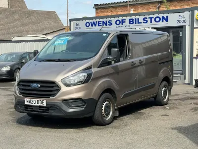 Used Ford Transit Custom 105 HP (77 kW) 2020 Silver Van