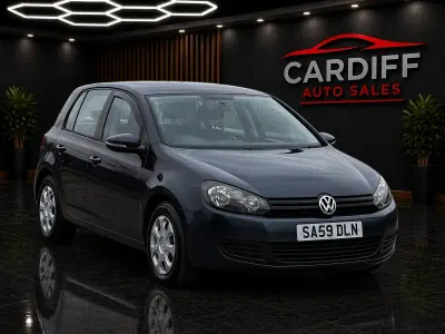 Usado VW Golf VI S 105 HP (77 kW) 2009 Azul Citadino