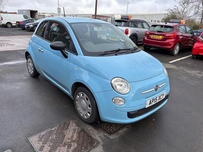 Used Fiat 500 Pop 2015 Blue Hatchback