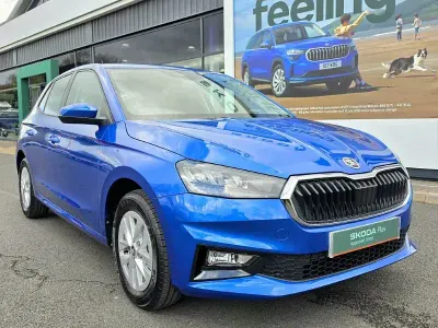 New Skoda Fabia SE 93 HP (68 kW) 2026 Blue Hatchback