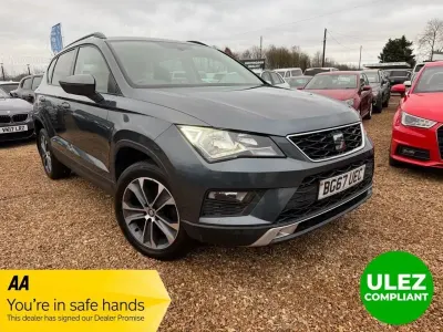 Usado Seat Ateca Ecomotive 115 HP (84 kW) 2017 Cinzento SUV