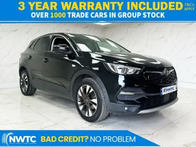 Used Vauxhall Grandland X Sport 130 HP (95 kW) 2018 Black SUV