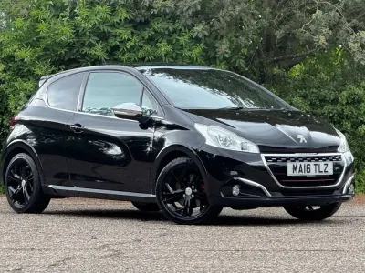 Used Peugeot 208 Prestige 208 HP (152 kW) 2016 Black Hatchback