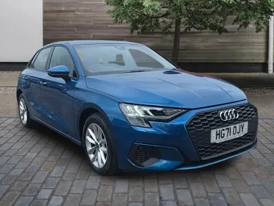 Used Audi A3 Sportback 150 HP (110 kW) 2022 Blue Hatchback