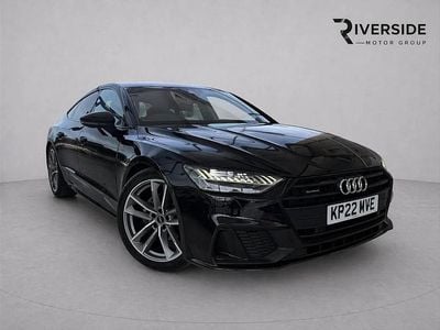Usado Audi A7 Black Edition 200 HP (147 kW) 2022 Azul Sedan