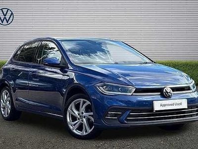 Used VW Polo Style 95 HP (69 kW) 2023 Blue Hatchback