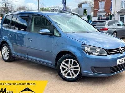 Used VW Touran SE 105 HP (77 kW) 2012 Blue MPV