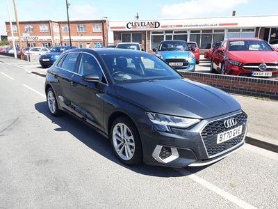 Begagnad Audi A3 Sport 150 HK (110 kW) 2020 Grå Sedan