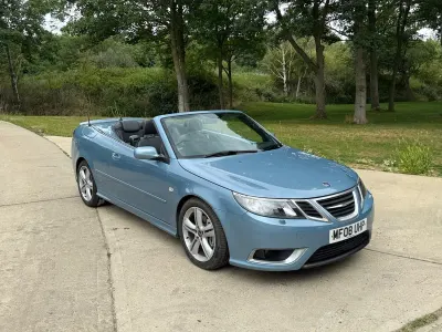 Used Saab 9-3 Cabriolet Aero 2008 Blue Cabriolet