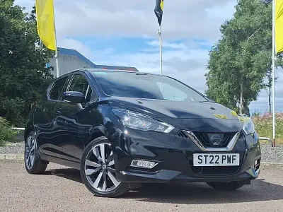 Used Nissan Micra Tekna 92 HP (67 kW) 2022 Black Hatchback