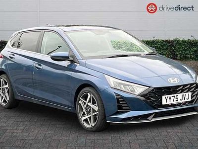 Pearl vibrant blue New 2025 Hyundai i20 Ultimate Hatchback | £20,976 (Fair price)
