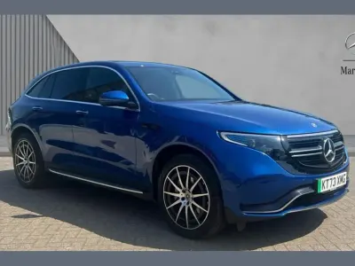 Used Mercedes EQC400 AMG line 300 kW (408 HP) 2023 Blue SUV