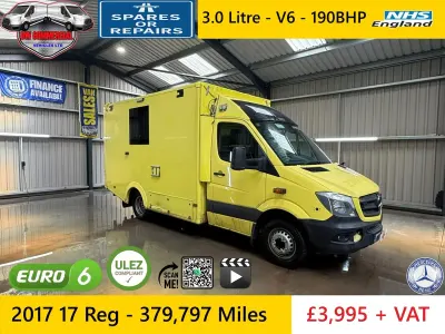 Used Mercedes Sprinter 190 HP (139 kW) 2017 Yellow