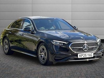 Used Mercedes E220 AMG line 197 HP (144 kW) 2025 Obsidian black Sedan