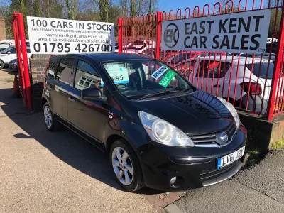 Used Nissan Note N-TEC 110 HP (80 kW) 2011 Black Hatchback