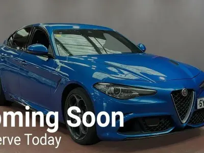 Used Alfa Romeo Giulia Quadrifoglio 510 HP (375 kW) 2018 Blue Sedan