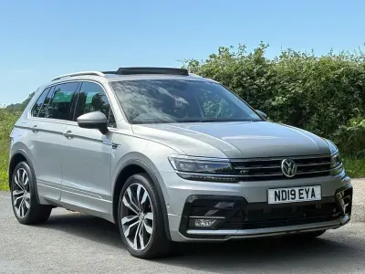 Used VW Tiguan R-line 150 HP (110 kW) 2019 Silver SUV