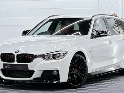 Begagnad BMW 320 M Sport 2017 Vit Kombi