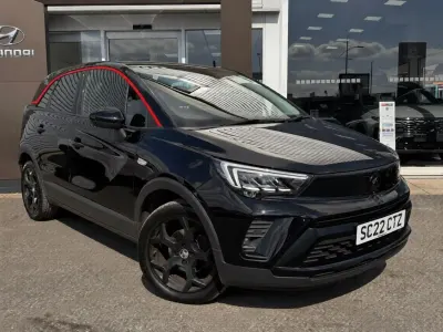Used Vauxhall Crossland GS Line 130 HP (95 kW) 2022 Black SUV