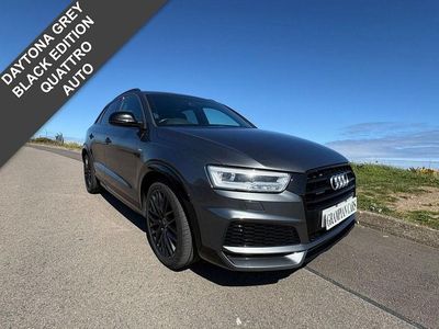 Begagnad Audi Q3 Black Edition 184 HK (135 kW) 2017 Grå SUV