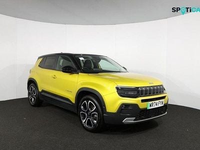 Yellow/black Used 2024 Jeep Avenger EV Summit SUV | £18,299 (Fair price)