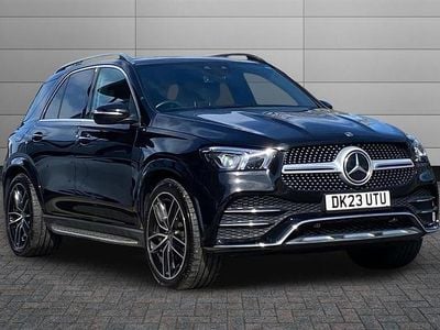 Used Mercedes GLE300 AMG line 272 HP (200 kW) 2023 Obsidian black Estate