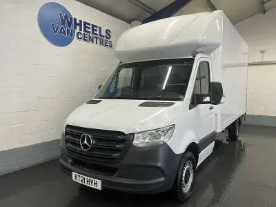 Begagnad Mercedes Sprinter Progressive 2021 Vit Van