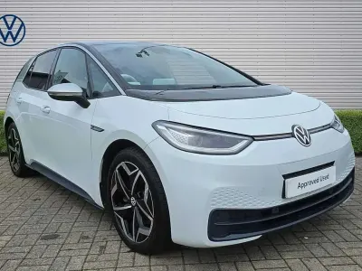 Used VW ID.3 Pro 150 kW (204 HP) 2020 White Hatchback