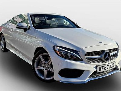 White Used 2017 Mercedes C200 AMG line Cabriolet | £16,999 (Fair price)