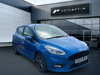 Used Ford Fiesta ST-Line 100 HP (73 kW) 2019 Blue Hatchback
