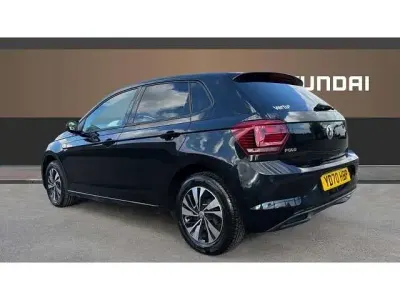 Used VW Polo Match 95 HP (69 kW) 2020 Black Hatchback
