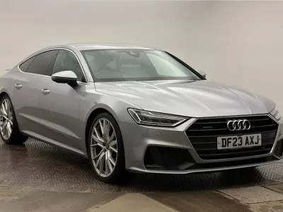 Used Audi A7 Sportback S-Line 204 HP (150 kW) 2023 Floret silver Hatchback