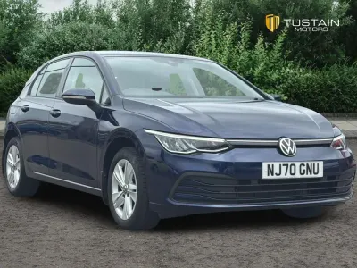 Used VW Golf VII S 130 HP (95 kW) 2020 Blue Hatchback