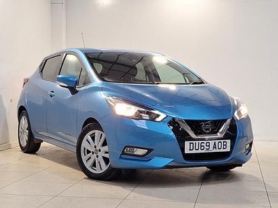 Used Nissan Micra Acenta 100 HP (73 kW) 2019 Blue Hatchback