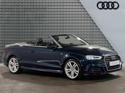 Blue Used 2018 Audi A3 Cabriolet S-Line Cabriolet | £17,999 (Fair price)