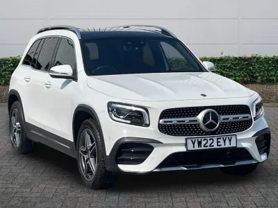Used Mercedes GLB200 AMG Line Premium Plus 150 HP (110 kW) 2022 Polar white SUV