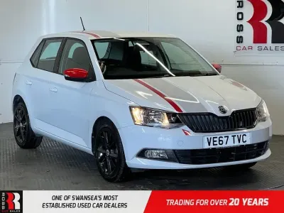 Used Skoda Fabia 110 HP (80 kW) 2018 White Hatchback