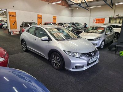 Silver Used 2013 Honda Civic EX Hatchback | £4,950 (Fair price)