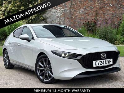 Ceramic Used 2024 Mazda 3 Exclusive-Line Hatchback | £22,970 (Expensive)
