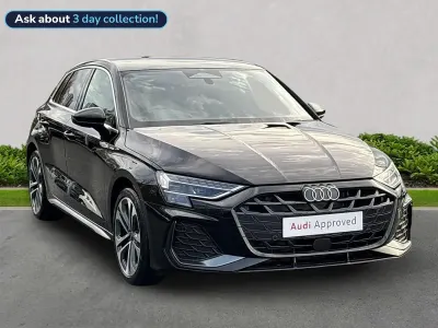 Used Audi A3 S-Line 147 HP (108 kW) 2025 Black Hatchback