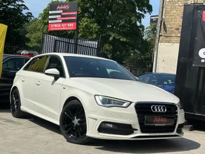 Used Audi A3 S-Line 2013 White Hatchback