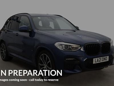 Blue Used 2021 BMW X3 M Sport SUV | £27,920 (Good price)