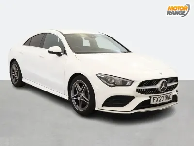 Used Mercedes CLA180 AMG line 2020 White Coupe
