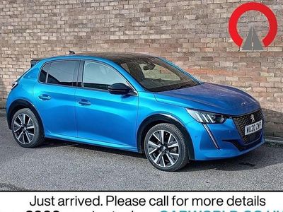 Used Peugeot 208 GT-line 130 HP (95 kW) 2020 Blue Hatchback