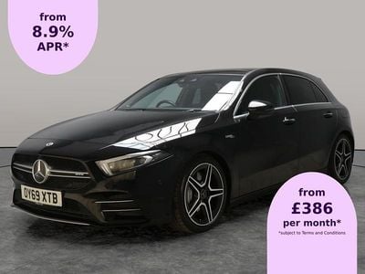 Used Mercedes A35 AMG Premium Plus 306 HP (225 kW) 2019 Black Hatchback