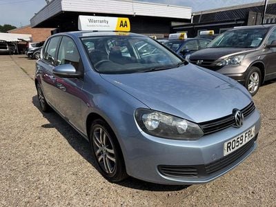 Used VW Golf VI S 110 HP (80 kW) 2009 Blue Hatchback