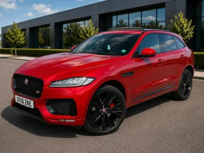 Used Jaguar F-Pace S 300 HP (220 kW) 2016 Red SUV