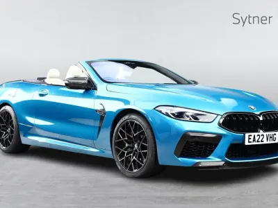 Used BMW M8 Competition Edition 616 HP (453 kW) 2022 Blue Cabriolet